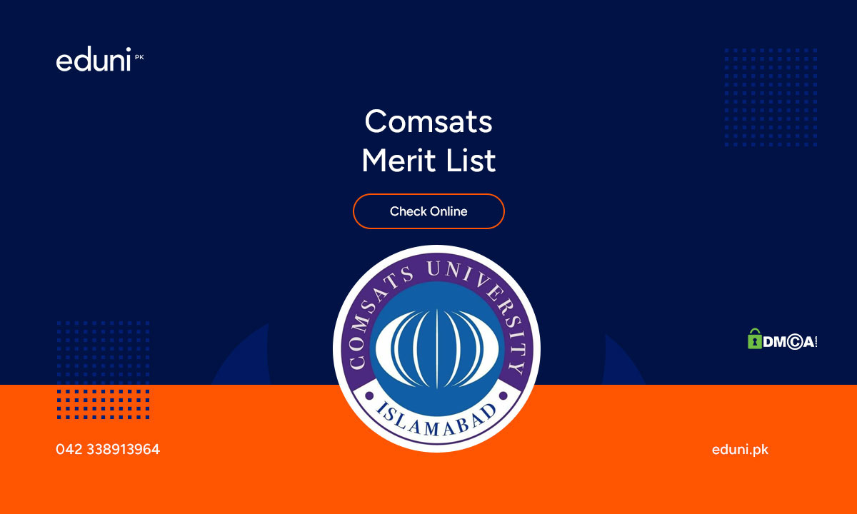 Comsats Merit List 2024 Download PDF