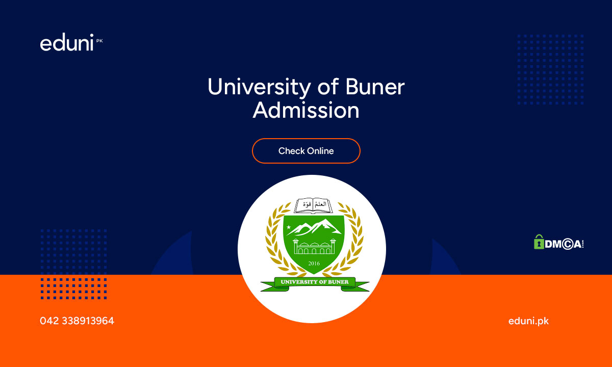 University of Buner BS Admission 2024 Fall Semester