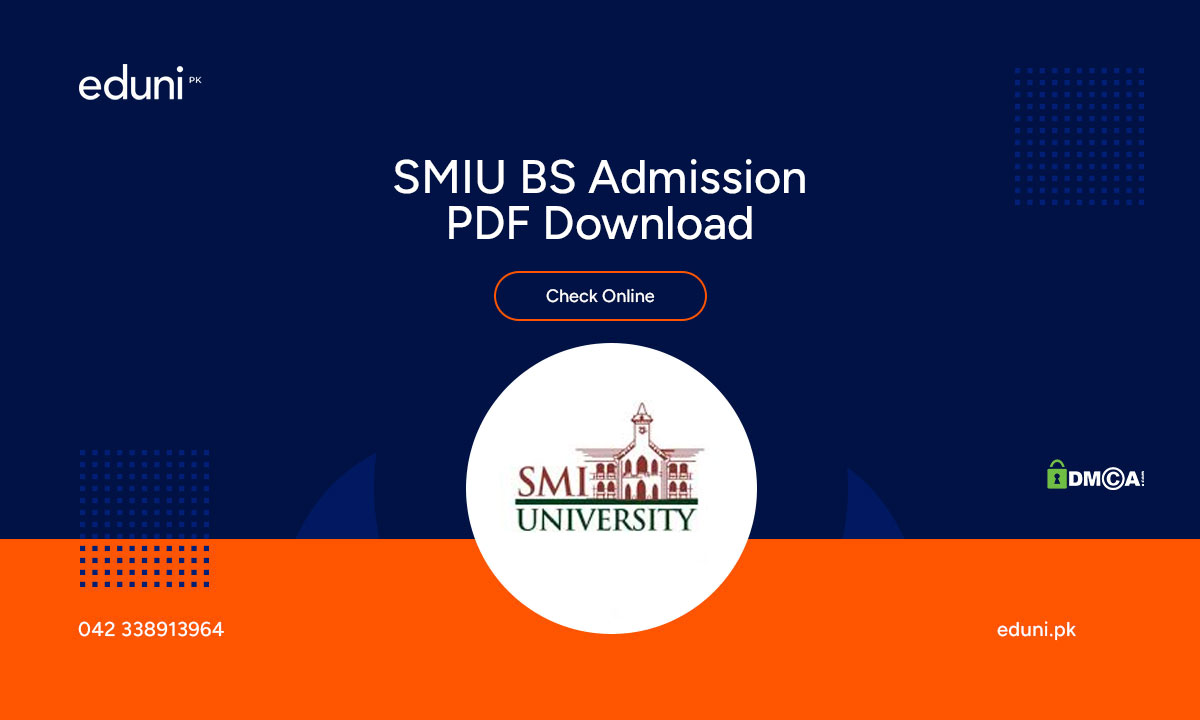 SMIU BS Admission