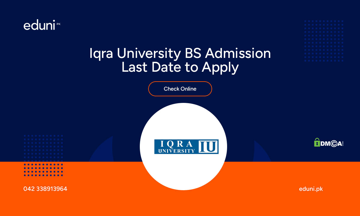 Iqra University BS Admission