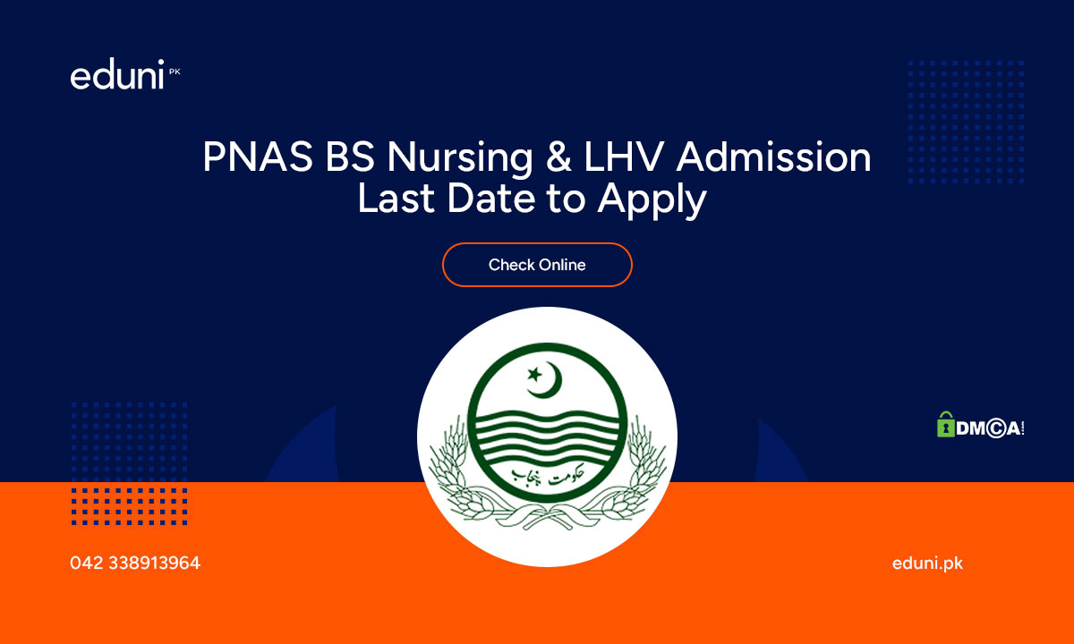 PNAS BS Nursing & LHV Admission