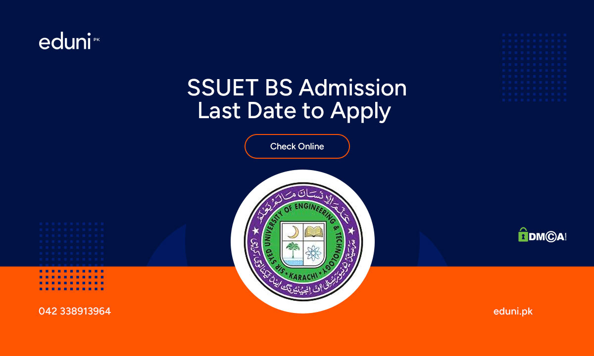 SSUET BS Admission