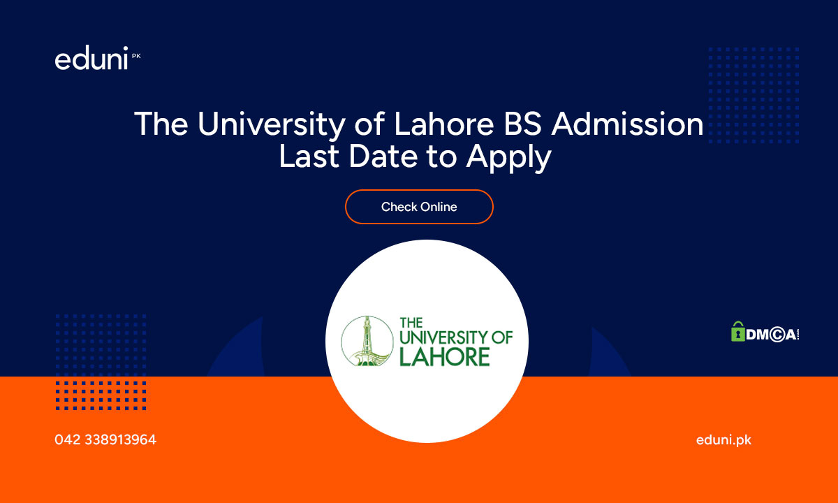 The University of Lahore BS Admission