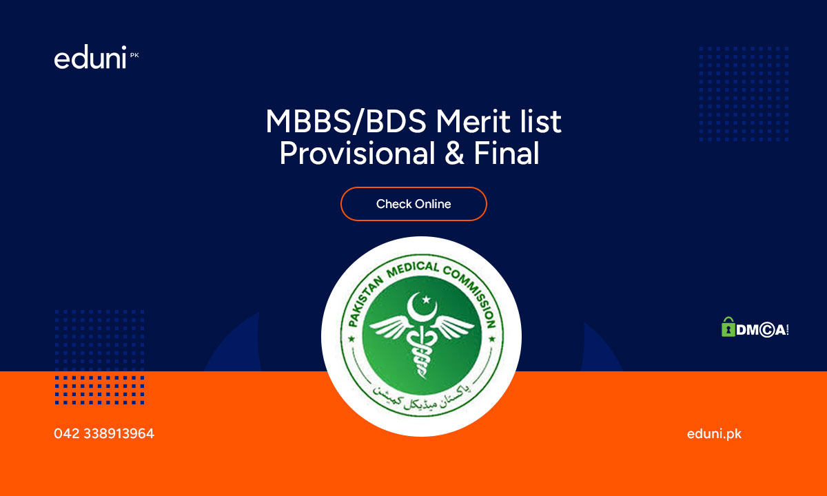 MBBS/BDS Merit List